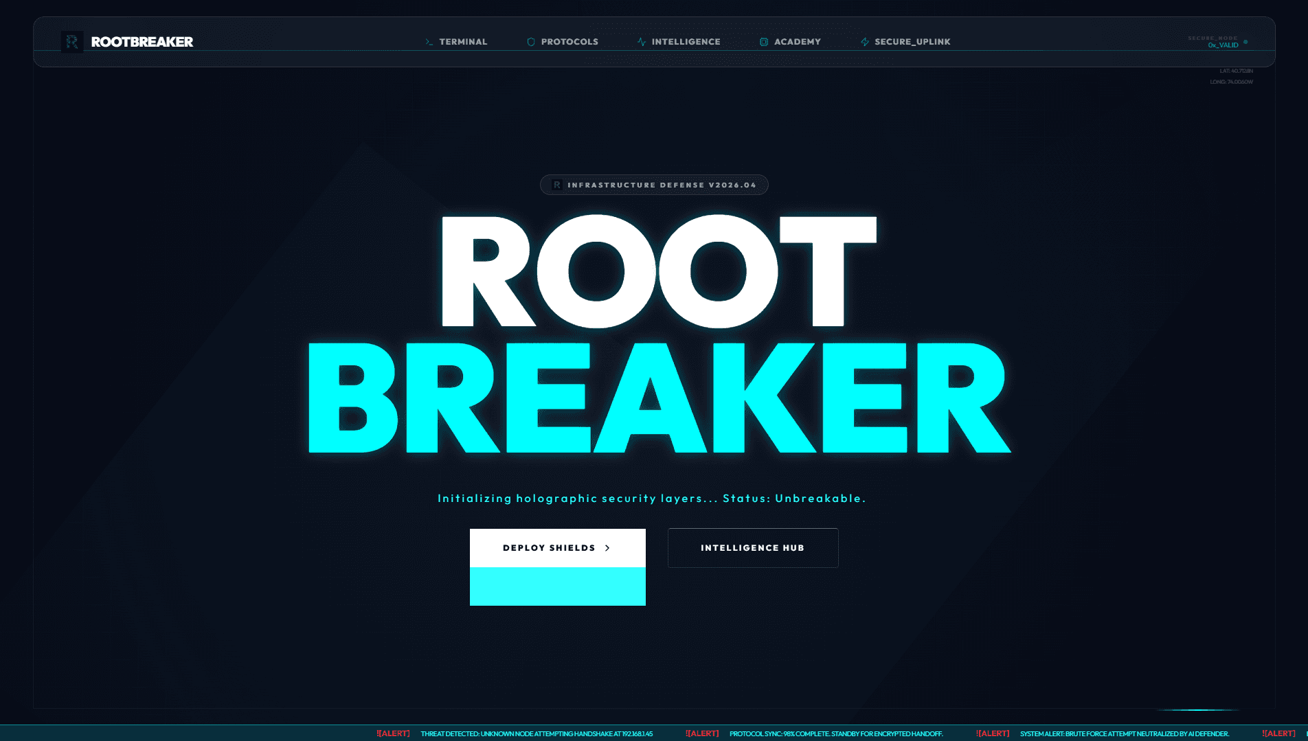 Rootbreaker - Cyber Platform